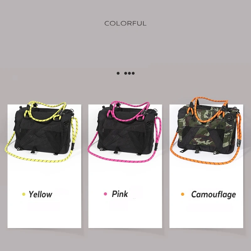 MOFESIPI Camouflage Cat Bag for Going Out Portable Diagonal Straddle Handheld Cat Bag Dog Backpack Carrier