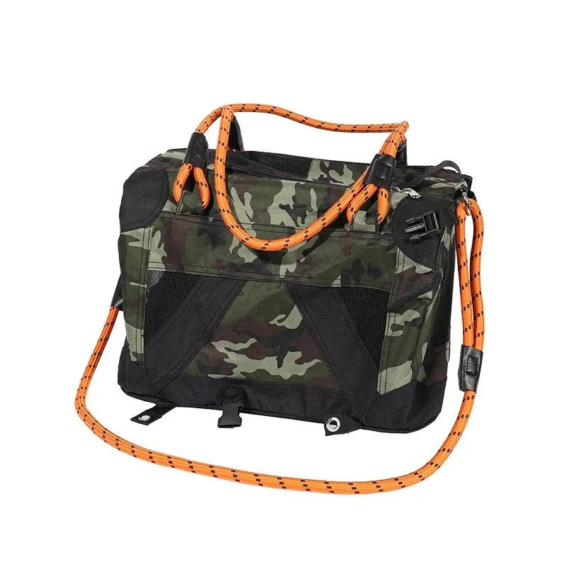 MOFESIPI Camouflage Cat Bag for Going Out Portable Diagonal Straddle Handheld Cat Bag Dog Backpack Carrier