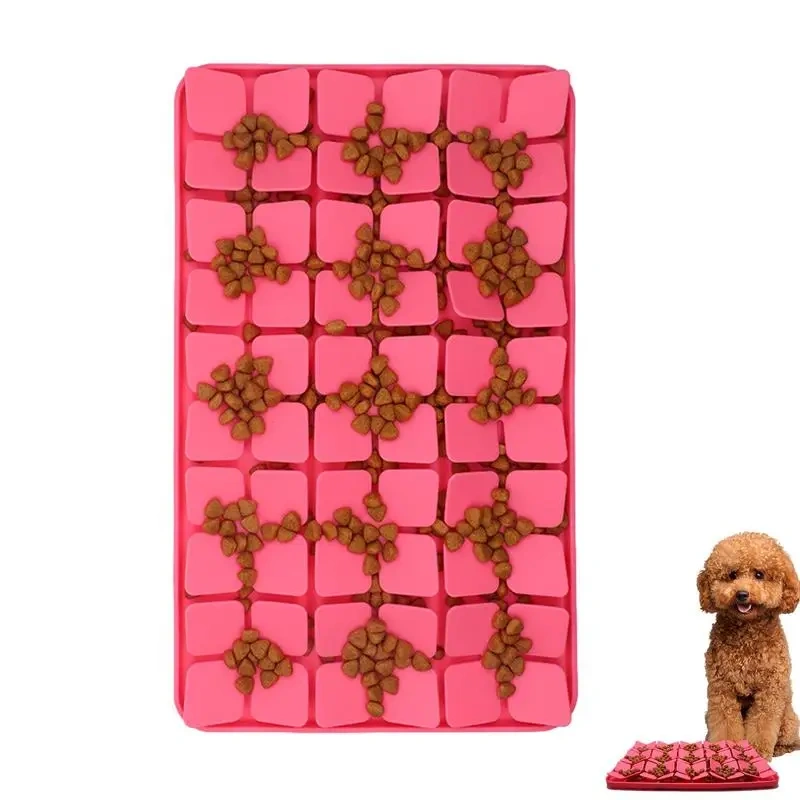 Dog Lick Mat Dog Lick Mat With Suction Cups Dog Slow Feeders Lick Mat Boredom Reduce Pad For Food Treats Yogurt Or Peanut Butter