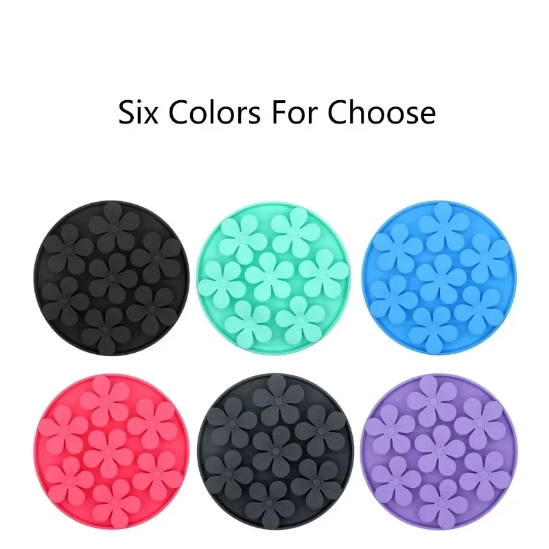 Silicone Pet Licking Pad Nonslip Slow Feeder Dog Bowls Dog Supplies Licking and Smelling Pad Pet Feeder Slow Eating Dish Bowl