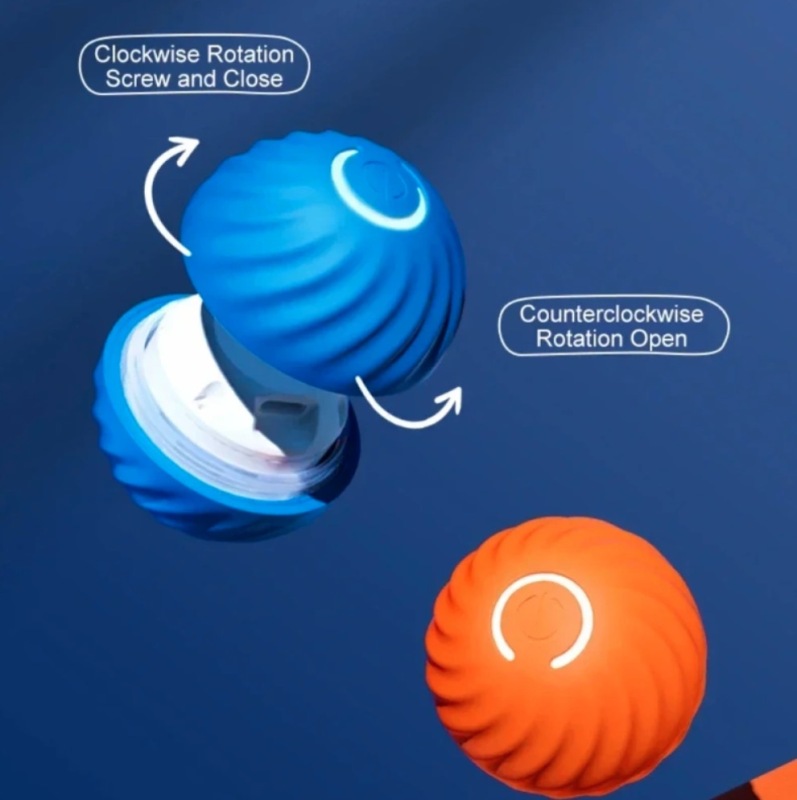 2024 Kitten & Dog Training Pet Interactive Toy Automatic Rolling Smart Electric Toy Ball TPR Material for Indoor Play