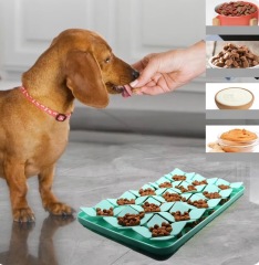 Dog Lick Mat Dog Lick Mat With Suction Cups Dog Slow Feeders Lick Mat Boredom Reduce Pad For Food Treats Yogurt Or Peanut Butter