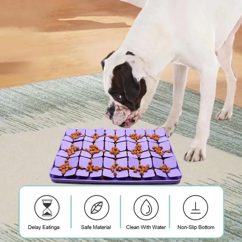 Dog Lick Mat Dog Lick Mat With Suction Cups Dog Slow Feeders Lick Mat Boredom Reduce Pad For Food Treats Yogurt Or Peanut Butter