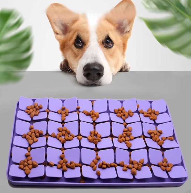Dog Lick Mat Dog Lick Mat With Suction Cups Dog Slow Feeders Lick Mat Boredom Reduce Pad For Food Treats Yogurt Or Peanut Butter