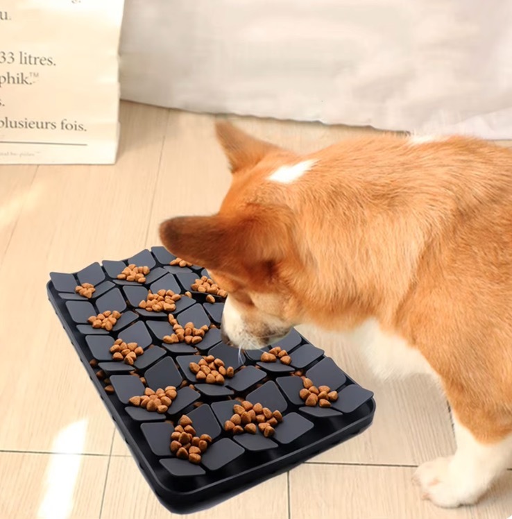 Dog Lick Mat Dog Lick Mat With Suction Cups Dog Slow Feeders Lick Mat Boredom Reduce Pad For Food Treats Yogurt Or Peanut Butter