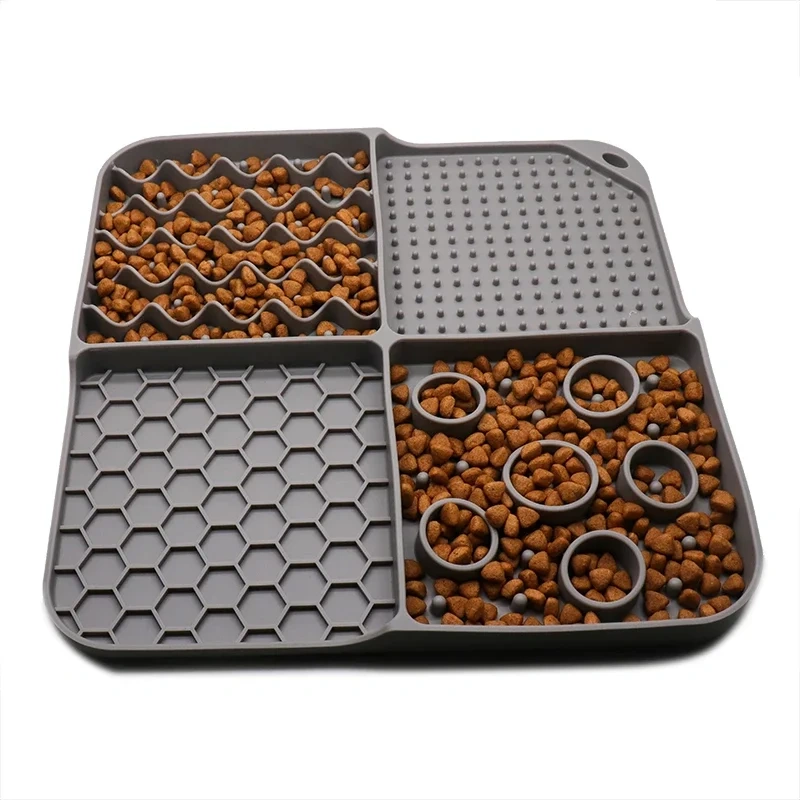 New Design Multifunctional Licking Pad Dog Silicone Licking Pad Hot Sale Food Grade Silicone Dog Licking Pad