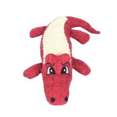 Pet Chew Toys Interactive Cartoon Animal Plush Crocodile Shape Dog Sound Toy Gnawing Grinding Teeth Training Supplies