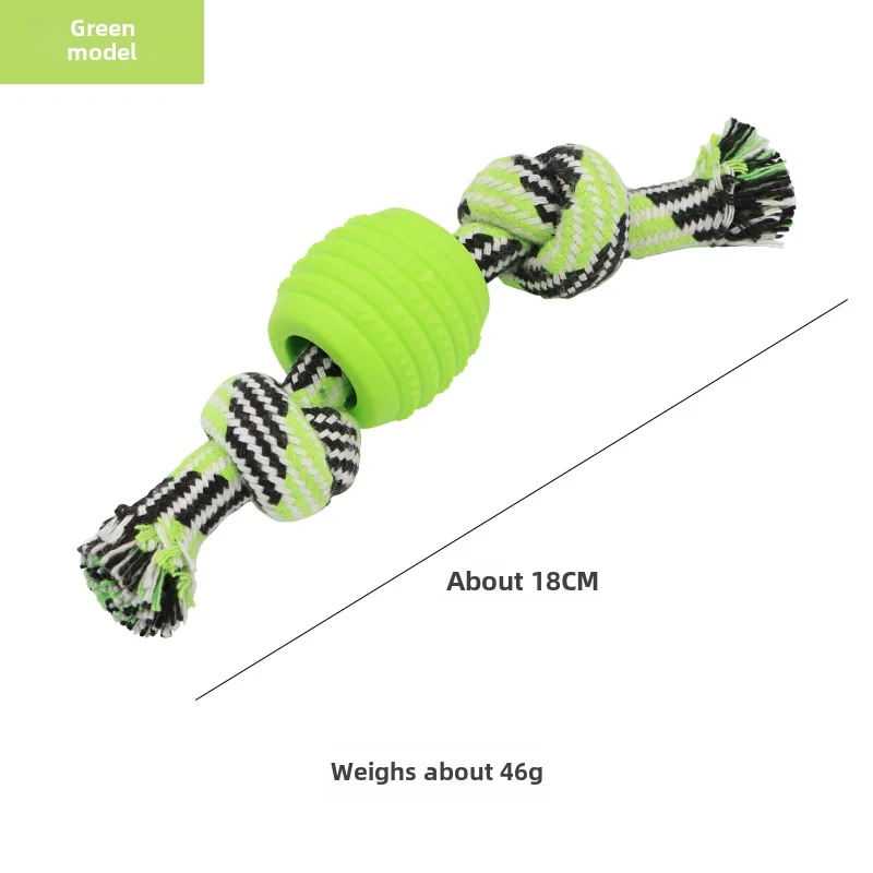 Pet dog toy cotton rope double knot ball bite-resistant tooth cleaning toy ball pet toy biteable Amazon hot style