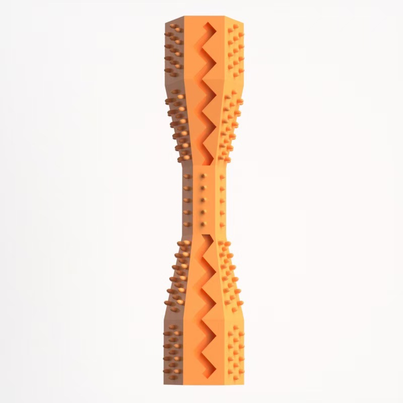 Pet teething toy Dog chew stick Bite resistant pet fun leaky food toy teething cleaner stick