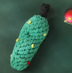 4pcs-Christmas toy design pet teeth grinding screaming plush toy, bite resistant and playful dog interactive toy supply