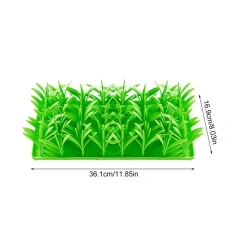 Silicone Slow Food Mat Grass Silicone Snuffle Grass Pad Non-Slip Silicone Grass Mats Cats Cat Foraging Mat Cats Dogs Supplies