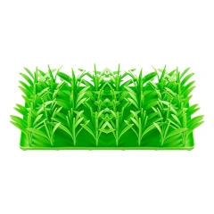Silicone Slow Food Mat Grass Silicone Snuffle Grass Pad Non-Slip Silicone Grass Mats Cats Cat Foraging Mat Cats Dogs Supplies
