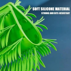 Silicone Slow Food Mat Grass Silicone Snuffle Grass Pad Non-Slip Silicone Grass Mats Cats Cat Foraging Mat Cats Dogs Supplies