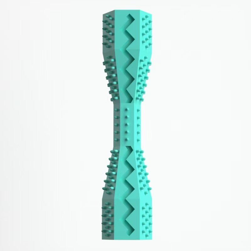 Pet teething toy Dog chew stick Bite resistant pet fun leaky food toy teething cleaner stick