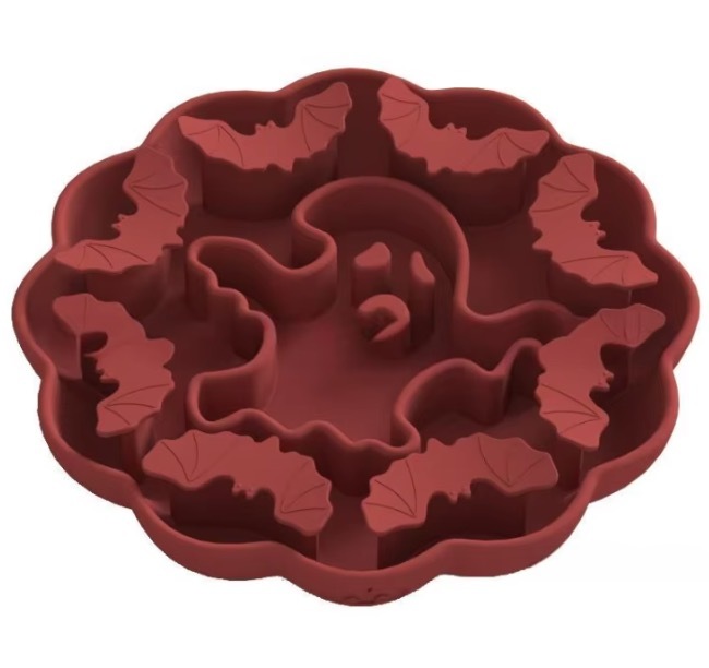 Slow Feeder Dog Bowls Silicone Pet bowls feeders Dog Lick Mat with Suction Cups Non-Slip