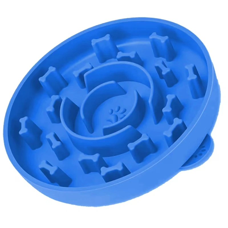 Slow Feeder Cat Dog Bowl With Suction Cups Pet Busy Bowl For Training Licking Dish Food IQ Treat Obesity Anxiety Relief
