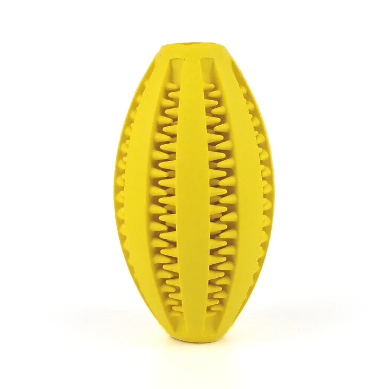 Pet Dog Chew Toys Teeth Cleaning Snack Ball Pet Dog Toy Ball Natural Rubber Super Tough Interactive Bouncy Pet Supplies