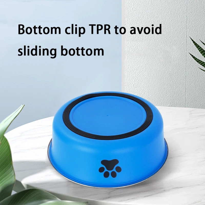 Customize Factory Wholesale Eco-Friendly Cat Dog Feeder Bowl Stainless Steel Pet Water & Food Bowl for Small Animals Sublimation