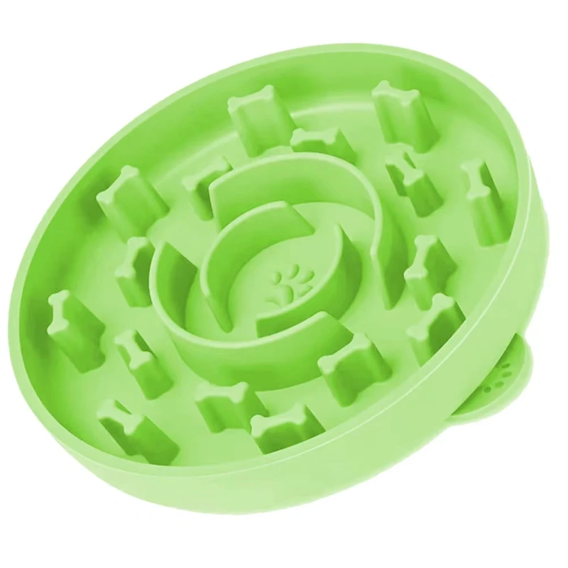 Slow Feeder Cat Dog Bowl With Suction Cups Pet Busy Bowl For Training Licking Dish Food IQ Treat Obesity Anxiety Relief