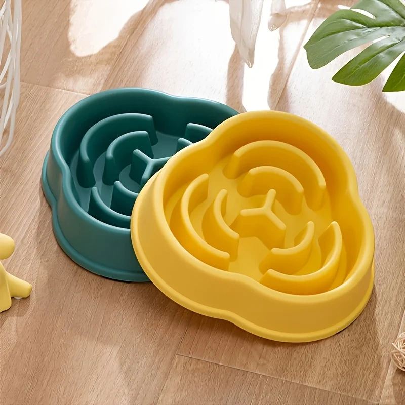 1 Piece/2 Pieces/4 Pieces Pet Slow Feeding Bowl Suitable for Dogs and Cats, Non Slip Feeding, Dog Bowl, Indoor Durable Food Bowl