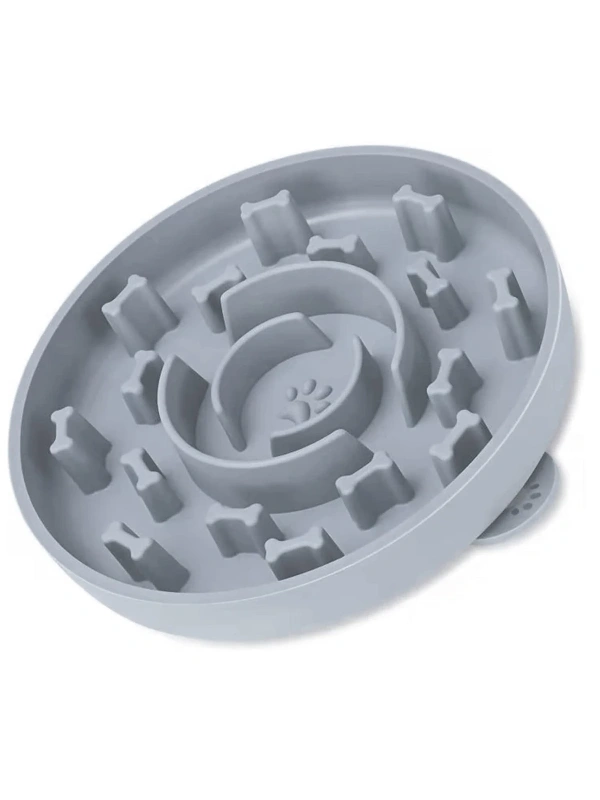 Slow Feeder Cat Dog Bowl With Suction Cups Pet Busy Bowl For Training Licking Dish Food IQ Treat Obesity Anxiety Relief