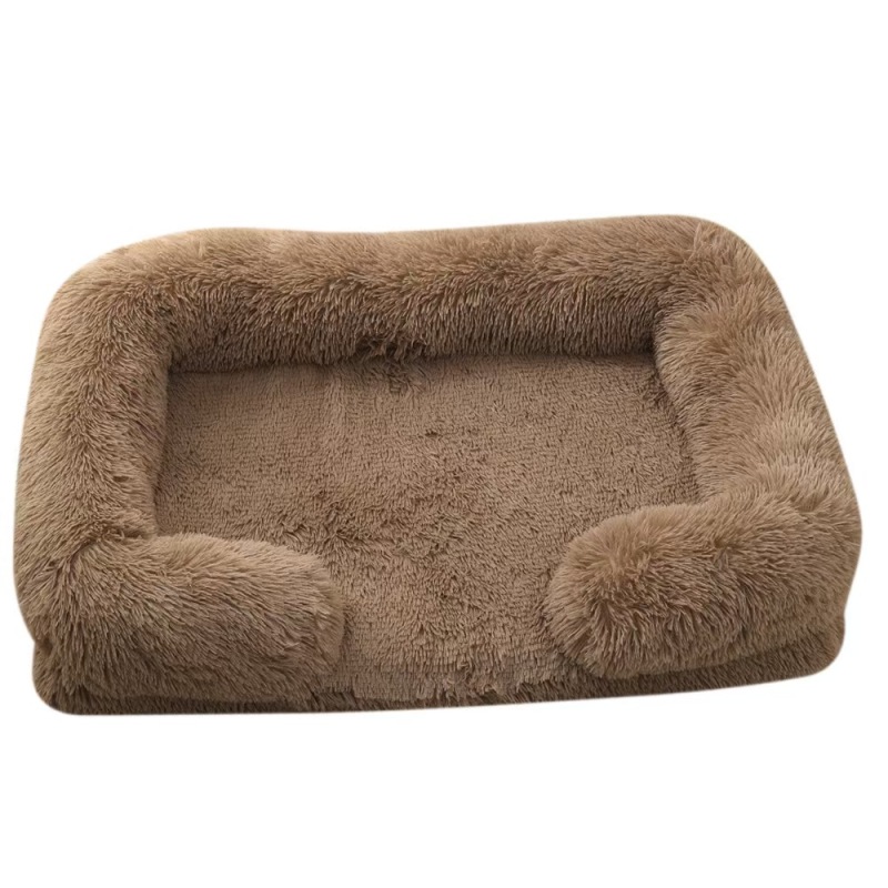 Large Dog Bed Plush Ring Cat Puppy Winter House Sleeping Mats On The Floor Sofa Cat Bed Dog Kennel Mattress Pad Pet Supplies