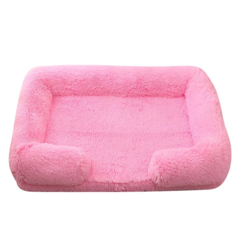 Large Dog Bed Plush Ring Cat Puppy Winter House Sleeping Mats On The Floor Sofa Cat Bed Dog Kennel Mattress Pad Pet Supplies