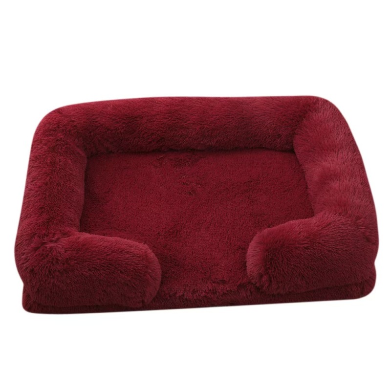 Large Dog Bed Plush Ring Cat Puppy Winter House Sleeping Mats On The Floor Sofa Cat Bed Dog Kennel Mattress Pad Pet Supplies