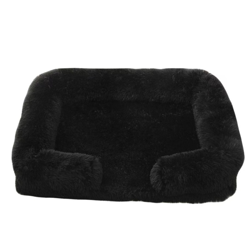 Large Dog Bed Plush Ring Cat Puppy Winter House Sleeping Mats On The Floor Sofa Cat Bed Dog Kennel Mattress Pad Pet Supplies