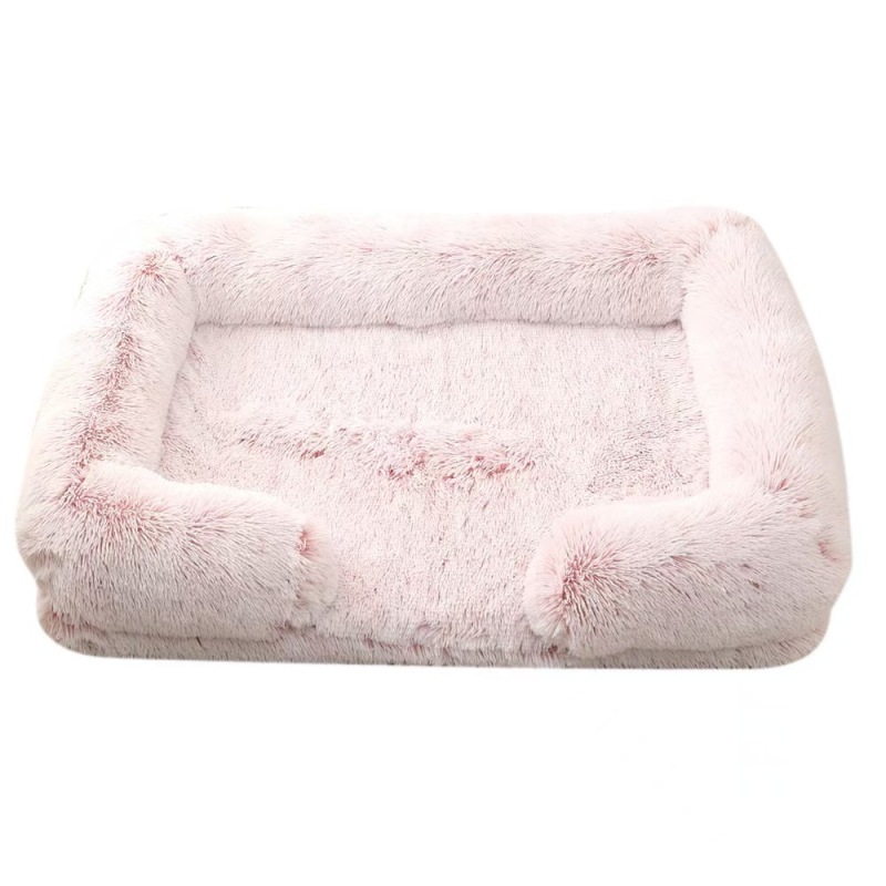 Large Dog Bed Plush Ring Cat Puppy Winter House Sleeping Mats On The Floor Sofa Cat Bed Dog Kennel Mattress Pad Pet Supplies
