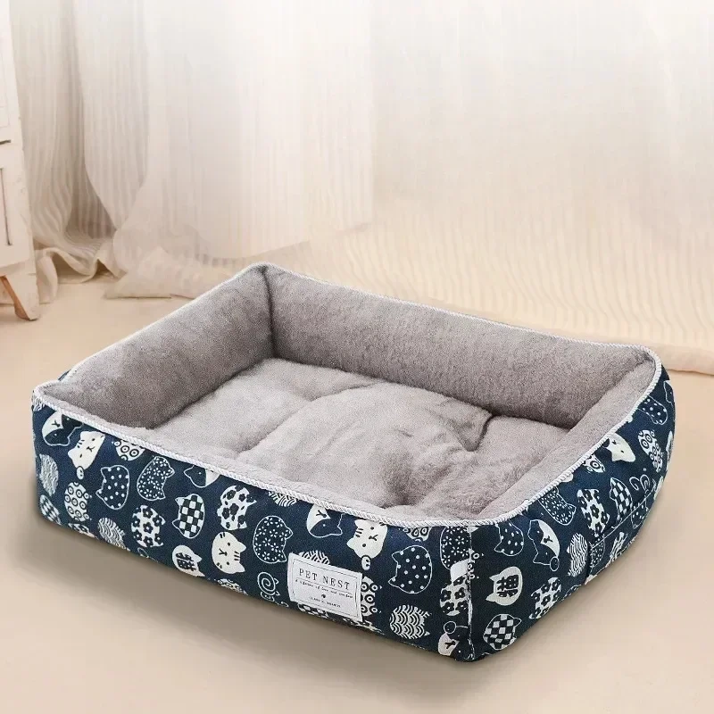 1PC Dog Bed Home Pet Large Supplies Pet Mattress Sleeping Nest Cave for Small Dogs Puppy Pet Products Mattress Haustierbett
