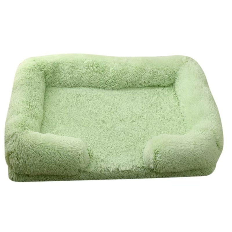 Large Dog Bed Plush Ring Cat Puppy Winter House Sleeping Mats On The Floor Sofa Cat Bed Dog Kennel Mattress Pad Pet Supplies