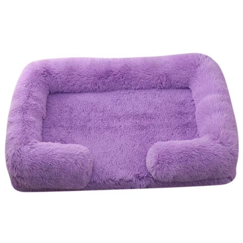 Large Dog Bed Plush Ring Cat Puppy Winter House Sleeping Mats On The Floor Sofa Cat Bed Dog Kennel Mattress Pad Pet Supplies