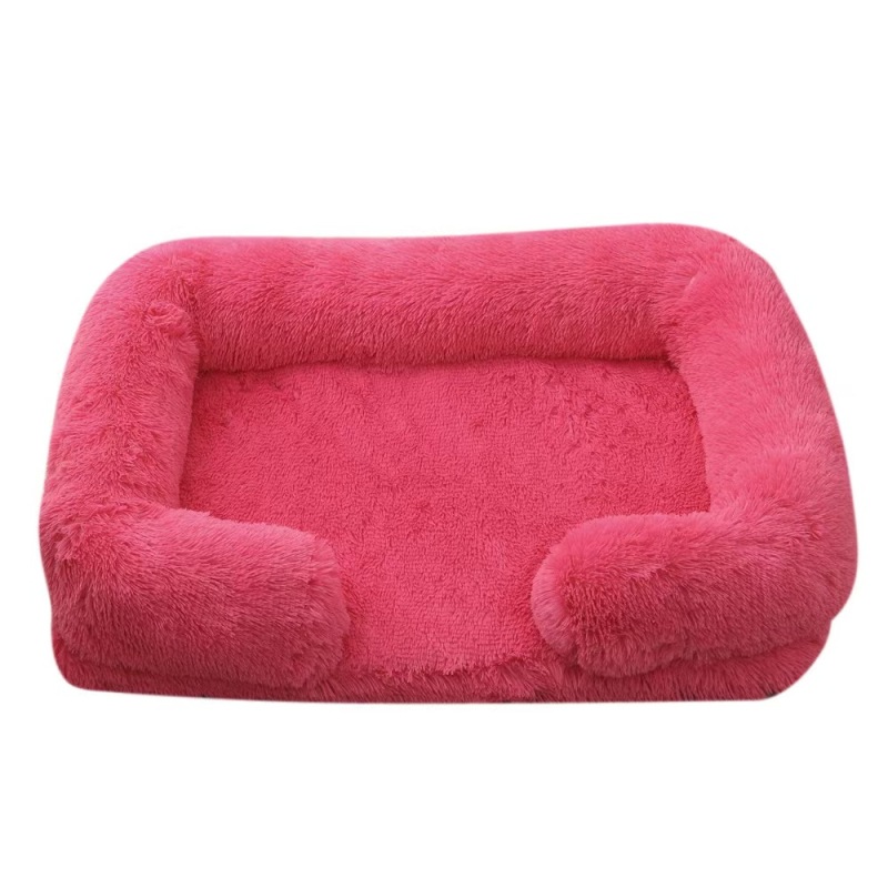 Large Dog Bed Plush Ring Cat Puppy Winter House Sleeping Mats On The Floor Sofa Cat Bed Dog Kennel Mattress Pad Pet Supplies