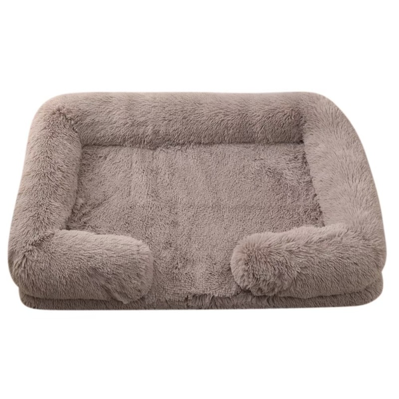 Large Dog Bed Plush Ring Cat Puppy Winter House Sleeping Mats On The Floor Sofa Cat Bed Dog Kennel Mattress Pad Pet Supplies