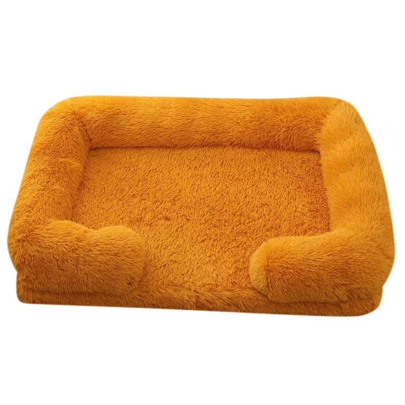 Large Dog Bed Plush Ring Cat Puppy Winter House Sleeping Mats On The Floor Sofa Cat Bed Dog Kennel Mattress Pad Pet Supplies