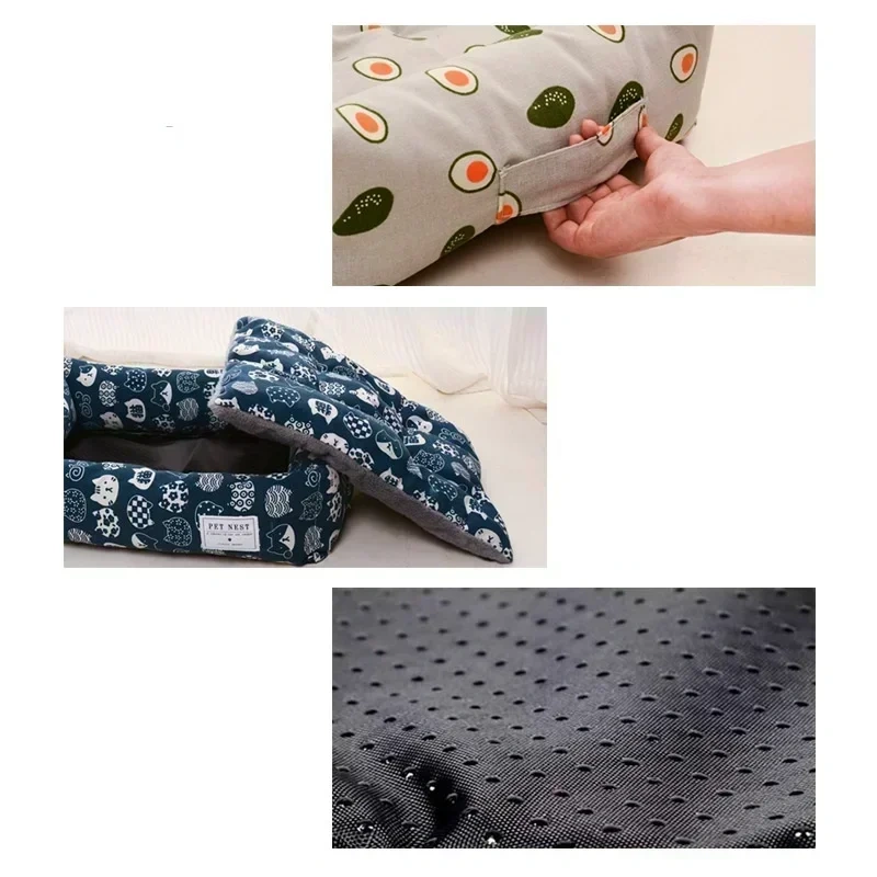 1PC Dog Bed Home Pet Large Supplies Pet Mattress Sleeping Nest Cave for Small Dogs Puppy Pet Products Mattress Haustierbett