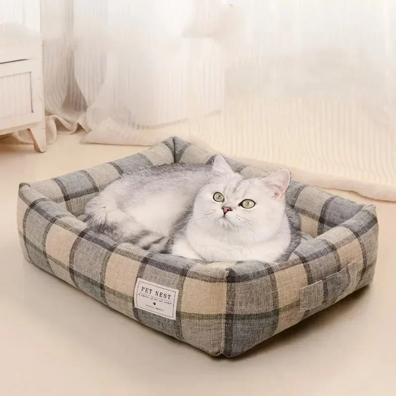 1PC Dog Bed Home Pet Large Supplies Pet Mattress Sleeping Nest Cave for Small Dogs Puppy Pet Products Mattress Haustierbett