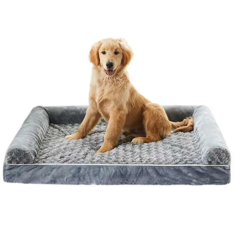 Luxury Dog Cat Pet Bed Mat Dog Accessories Cat Nest Blanket All Season Universal Machine Washable Bed for Medium Large Dog Puppy