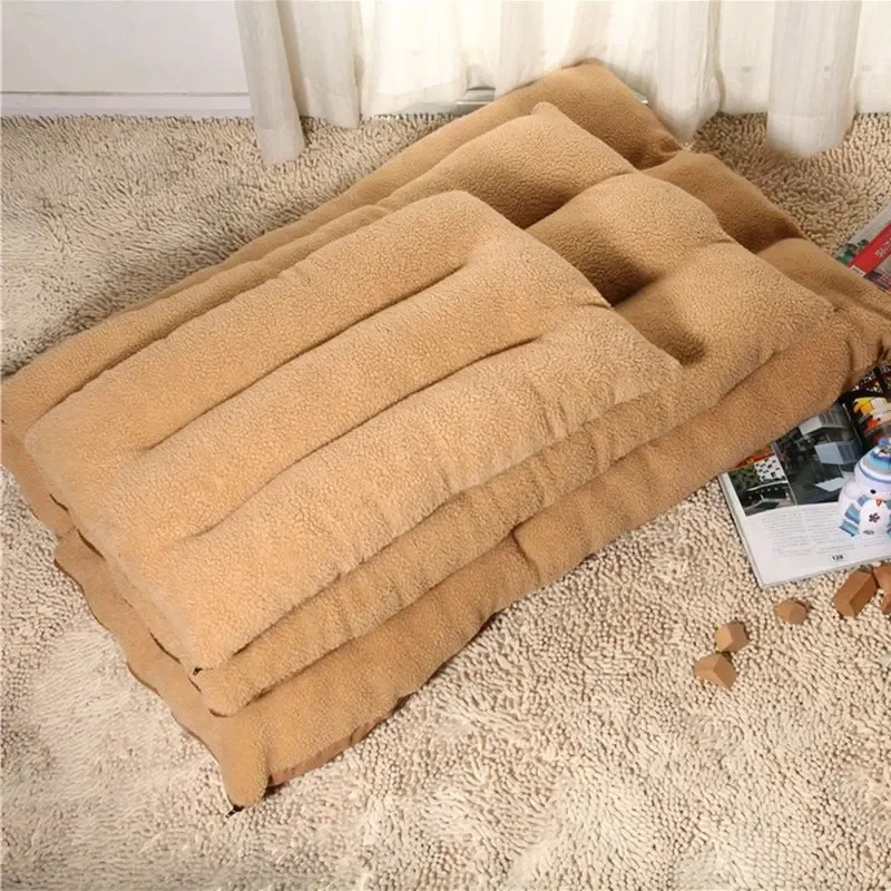 Dog Bed Mat for Large Dogs 2 Sides Use Soft Pet Dog Mattress Washable Bed For Cats Camas Para Perro Cushion