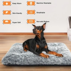 XS-XXL Dog Bed Warm Pet Sleeping Mat Square Pet Mat for Small Medium Large Dogs Comfortable Puppy Bed Dog Accessories
