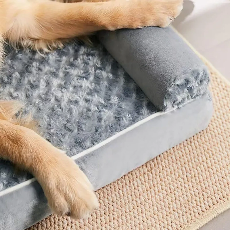 Luxury Dog Cat Pet Bed Mat Dog Accessories Cat Nest Blanket All Season Universal Machine Washable Bed for Medium Large Dog Puppy