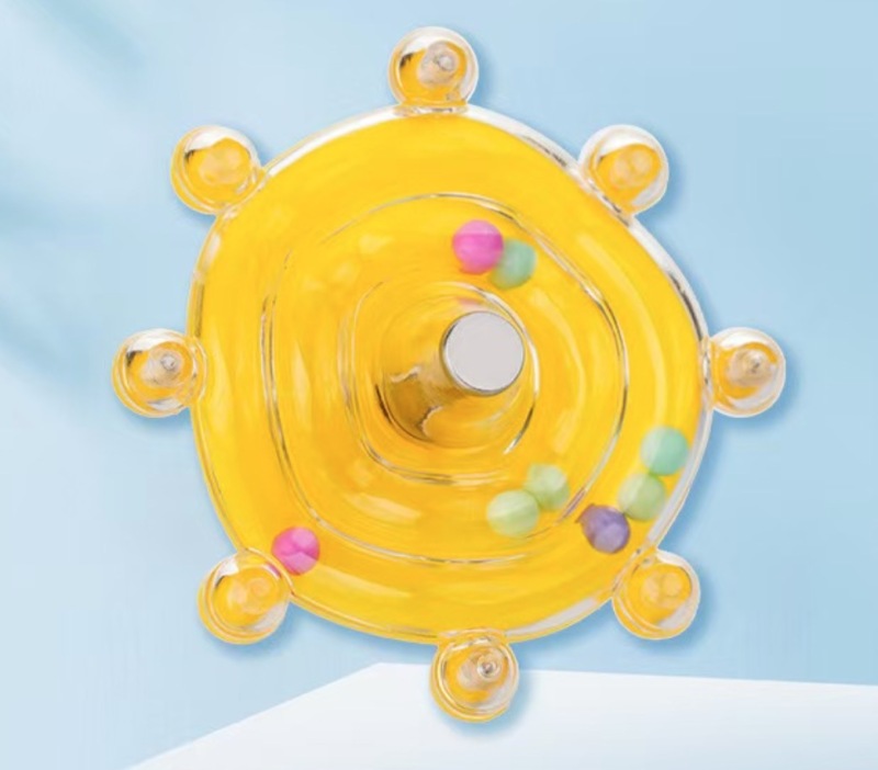 Bird Parrot Interactive Toy Bird Turntable Hang Toys Sounding Ball Toys Stand Playing Cage Accessories Pet Supplies