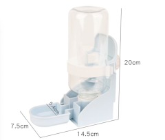 500ML Pet Parrots Birds Drinker Water Feeder Bowl For Pigeon Rabbit Cat Small Pets Cat Dog Cage Hanging Water Dispenser