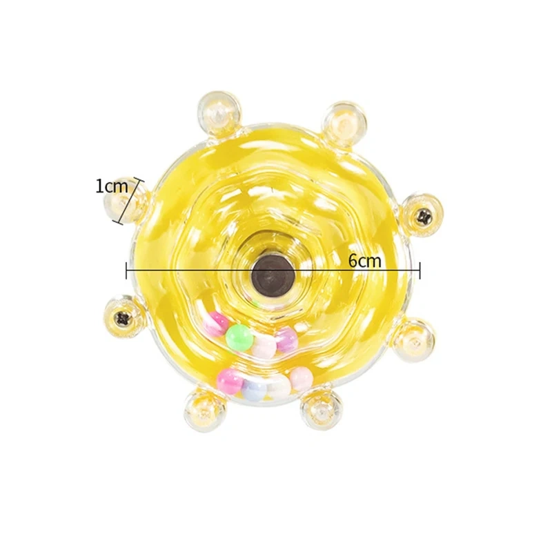 Bird Parrot Interactive Toy Bird Turntable Hang Toys Sounding Ball Toys Stand Playing Cage Accessories Pet Supplies