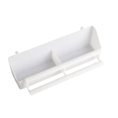 Bird Feeder Bird Food Double Plastic Seed Water Feeder Dispenser Standing Frame Food Feeder Cup for Parrots Bird Cage Bowl
