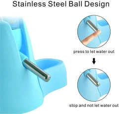 Small Animals Automatic Water Feeder Dispenser Drinking Water Bottle Bowls Dish with Food Container for Hamster Accessories