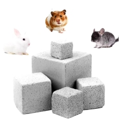 Natural Mineral Teeth Molar Stone Guinea Pig Hamster Rabbit Teeth Grinding Stone Small Pet Dental Care Chew Toys Pets Supplies