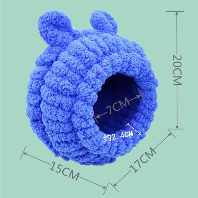 Bird Nest House Sleeping Bed Hanging Snuggle Shed Hut Thick Winter Warm Parrot Nest For Macaws Cockatiel Bird Cages Nests