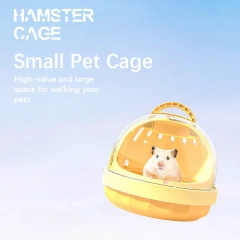 New Hamster Cage Portable Outer Basket Honey Bag Weasel Flower Branch Mouse Golden Wire Bear Panoramic Outer Bag Pet Supplies